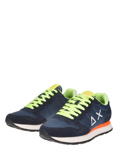 SUN68 Sneaker Uomo Z35102 Tom Fluo Blue