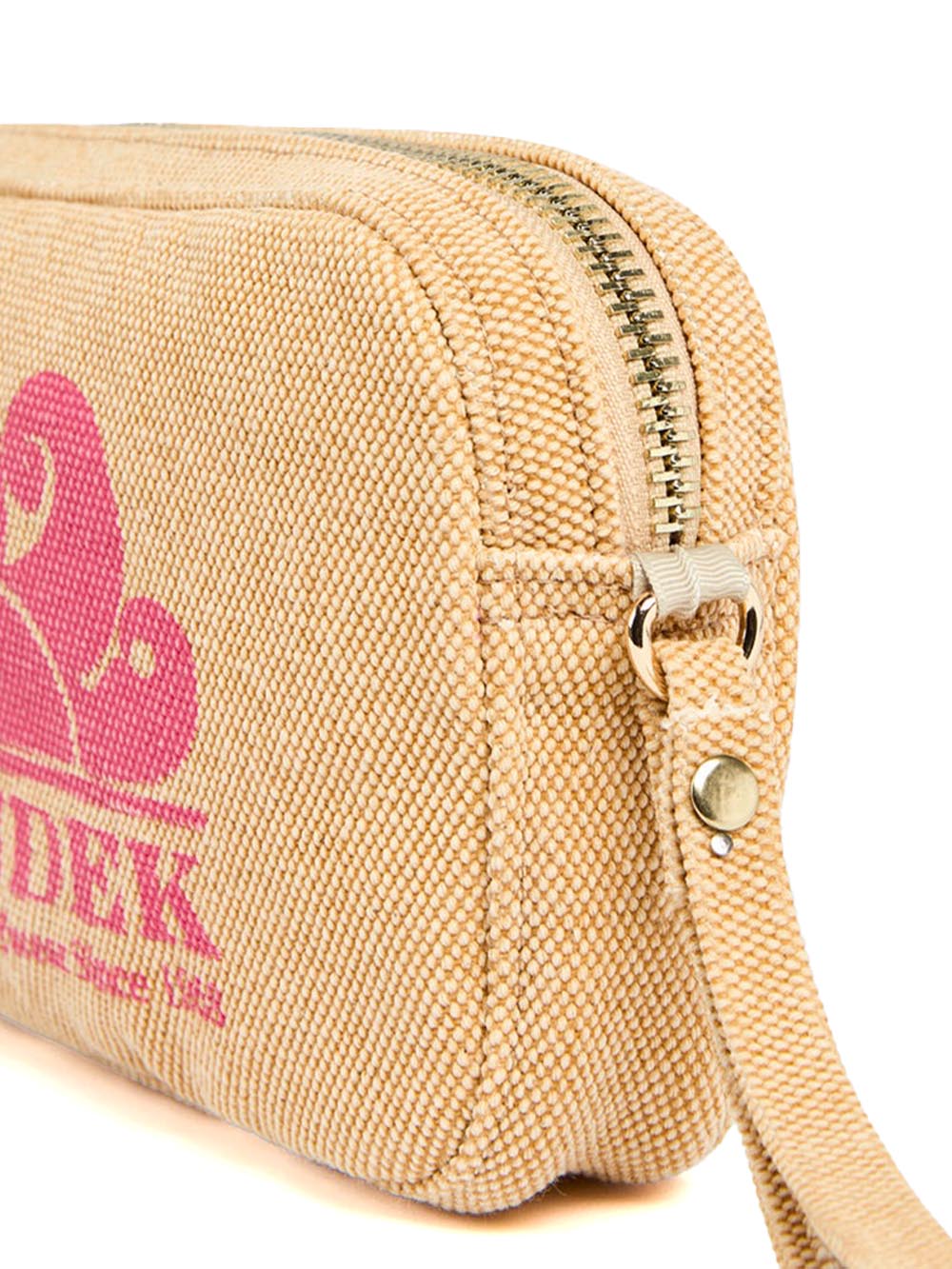 Pochette Sundek Izumi In Carta Effetto Paglia - Motivo A Righe, Con Asola Passamano, Design Vivace E Originale