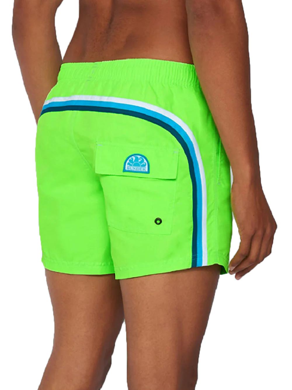 Sundek Costume Uomo M504bdta100 Verde fluo