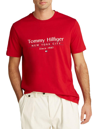 Tommy Hilfiger T-shirt Uomo Mw0mw38621 Rosso