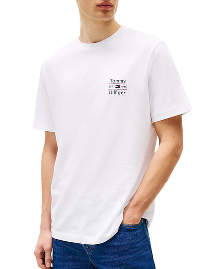 Tommy Hilfiger T-shirt Uomo Mw0mw38622 Bianco