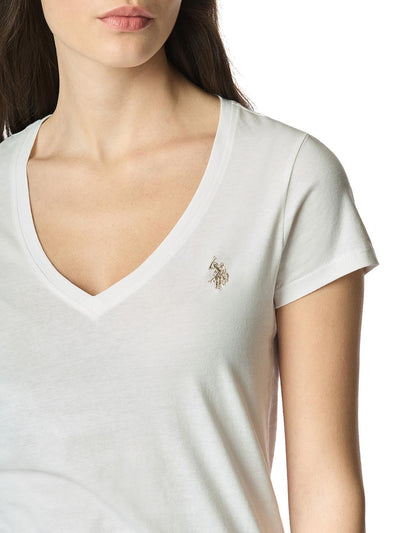 U.S. Polo Assn. T-shirt Donna Bell Us41354002 Bianco