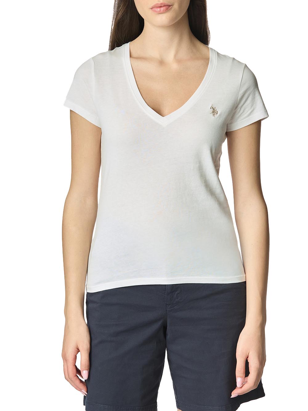 U.S. Polo Assn. T-shirt Donna Bell Us41354002 Bianco