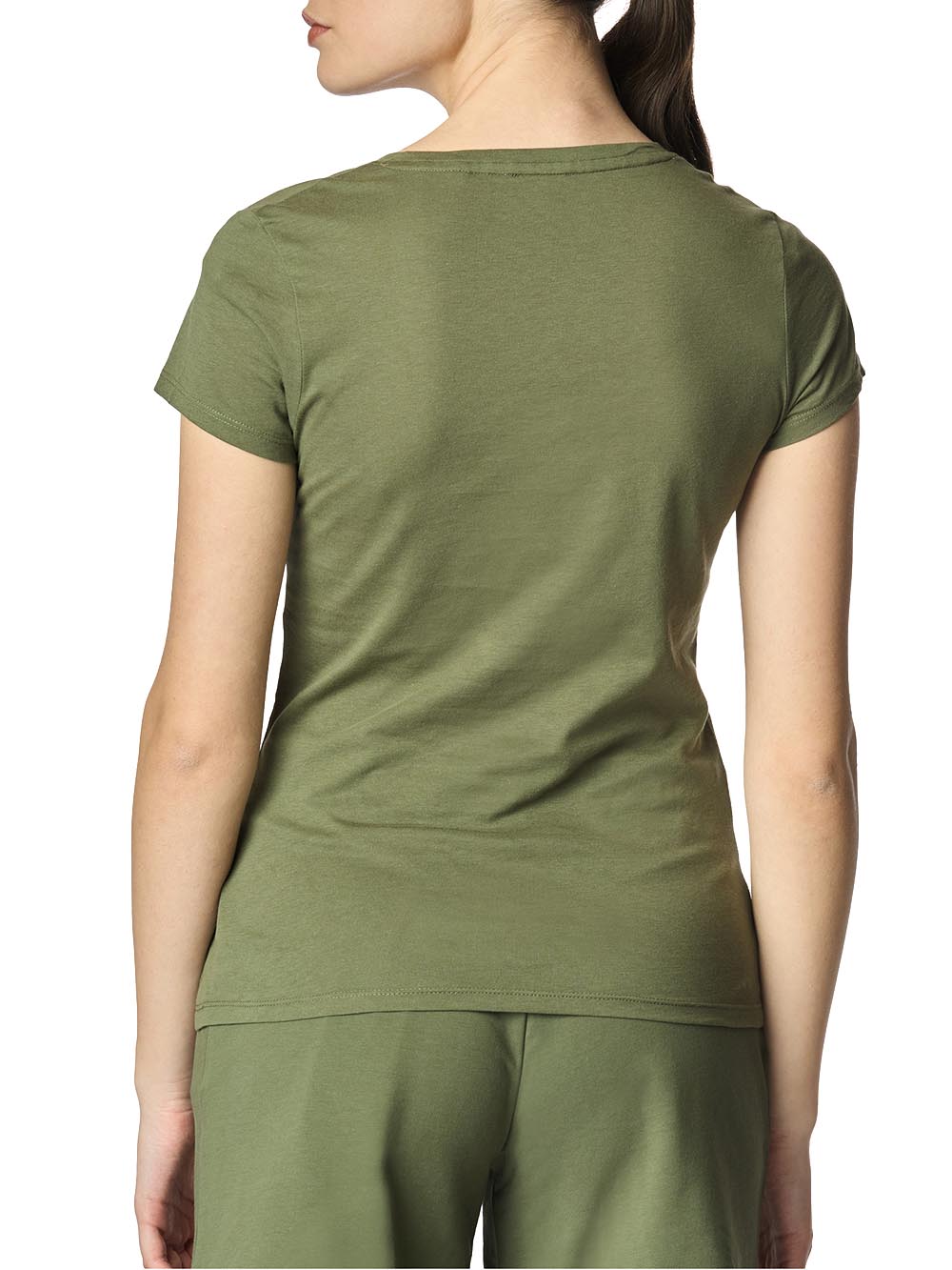 U.S. Polo Assn. T-shirt Donna Bell Us41354002 Verde militare