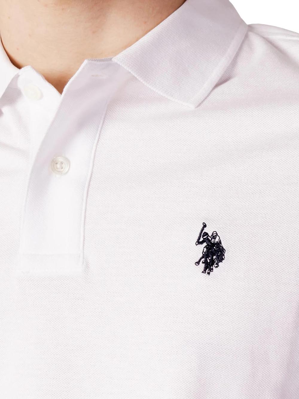 U.S. Polo Assn. Polo Uomo King Us41197001 Bianco
