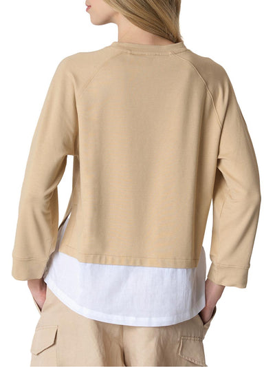 U.S. Polo Assn. Felpa Donna Laila Us41387003 Beige/panna