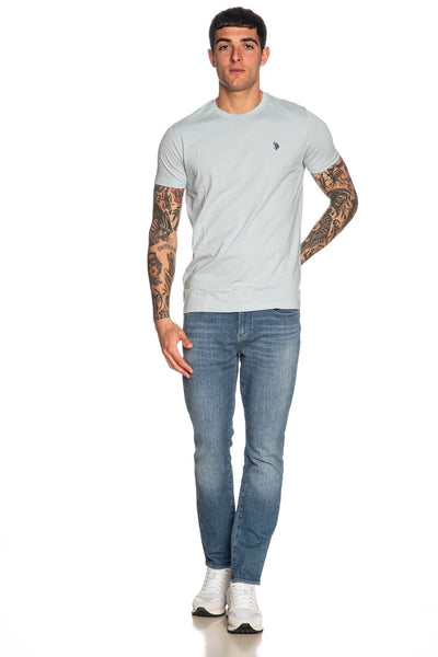 U.S. Polo Assn. T-shirt Uomo Mick Us41154004 Celeste