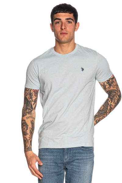 U.S. Polo Assn. T-shirt Uomo Mick Us41154004 Celeste