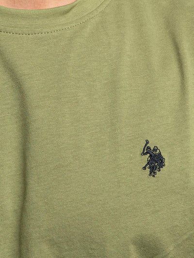 U.S. Polo Assn. T-shirt Uomo Mick Us41154004 Verde salvia
