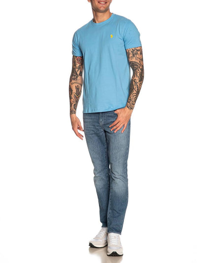 U.S. Polo Assn. T-shirt Uomo Mick Us41154004 Celeste