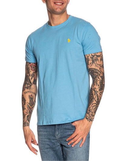 U.S. Polo Assn. T-shirt Uomo Mick Us41154004 Celeste