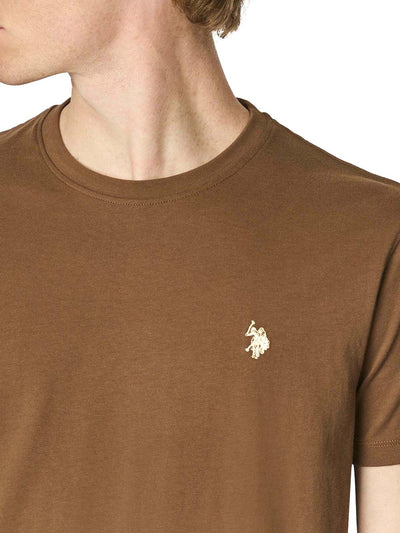 U.S. Polo Assn. T-shirt Uomo Mick Us41154004 Marrone