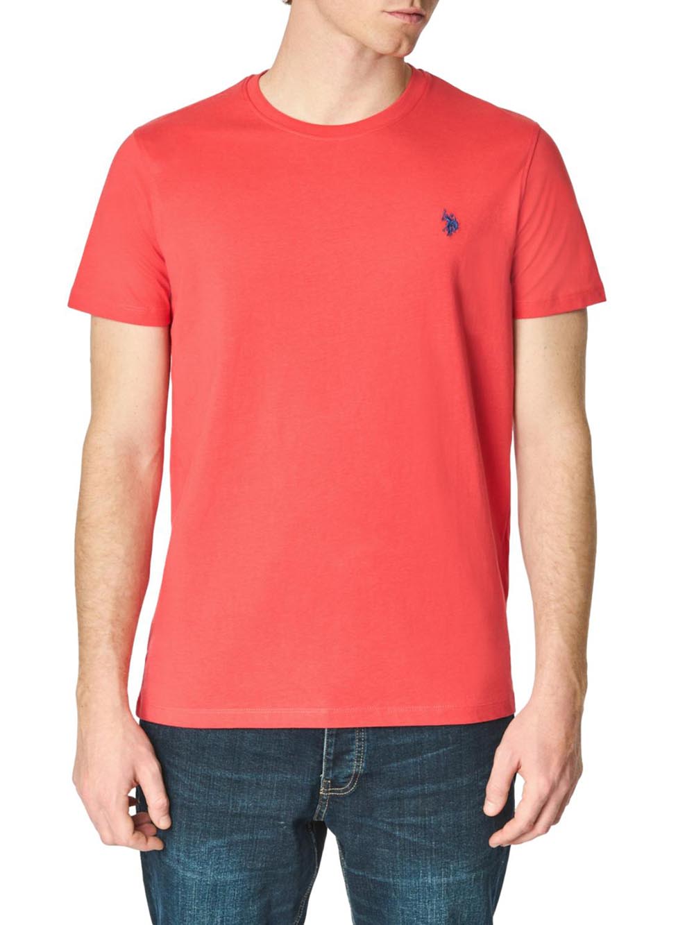 U.S. Polo Assn. T-shirt Uomo Mick Us41154004 Corallo