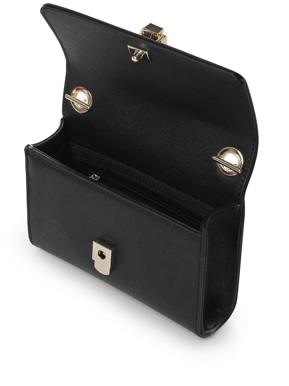 Valentino Borsa a Tracolla Donna Vbs1ij03 Nero oro