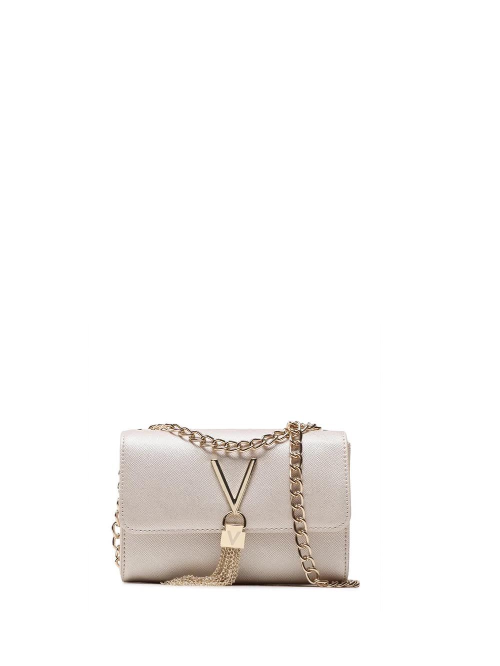 Valentino Borsa a Tracolla Donna Vbs1ij03 Platino
