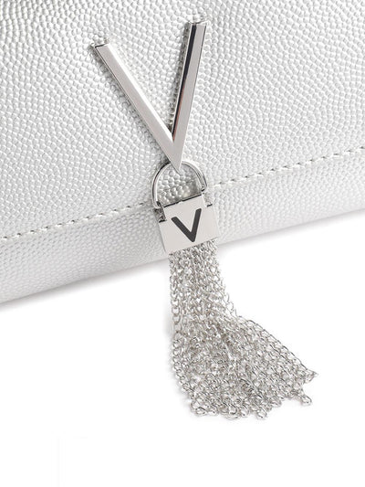 Valentino Borsa a Tracolla Donna Vbs1r403g Argento
