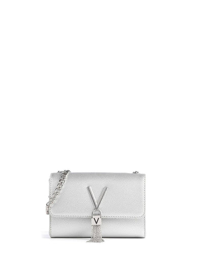 Valentino Borsa a Tracolla Donna Vbs1r403g Argento