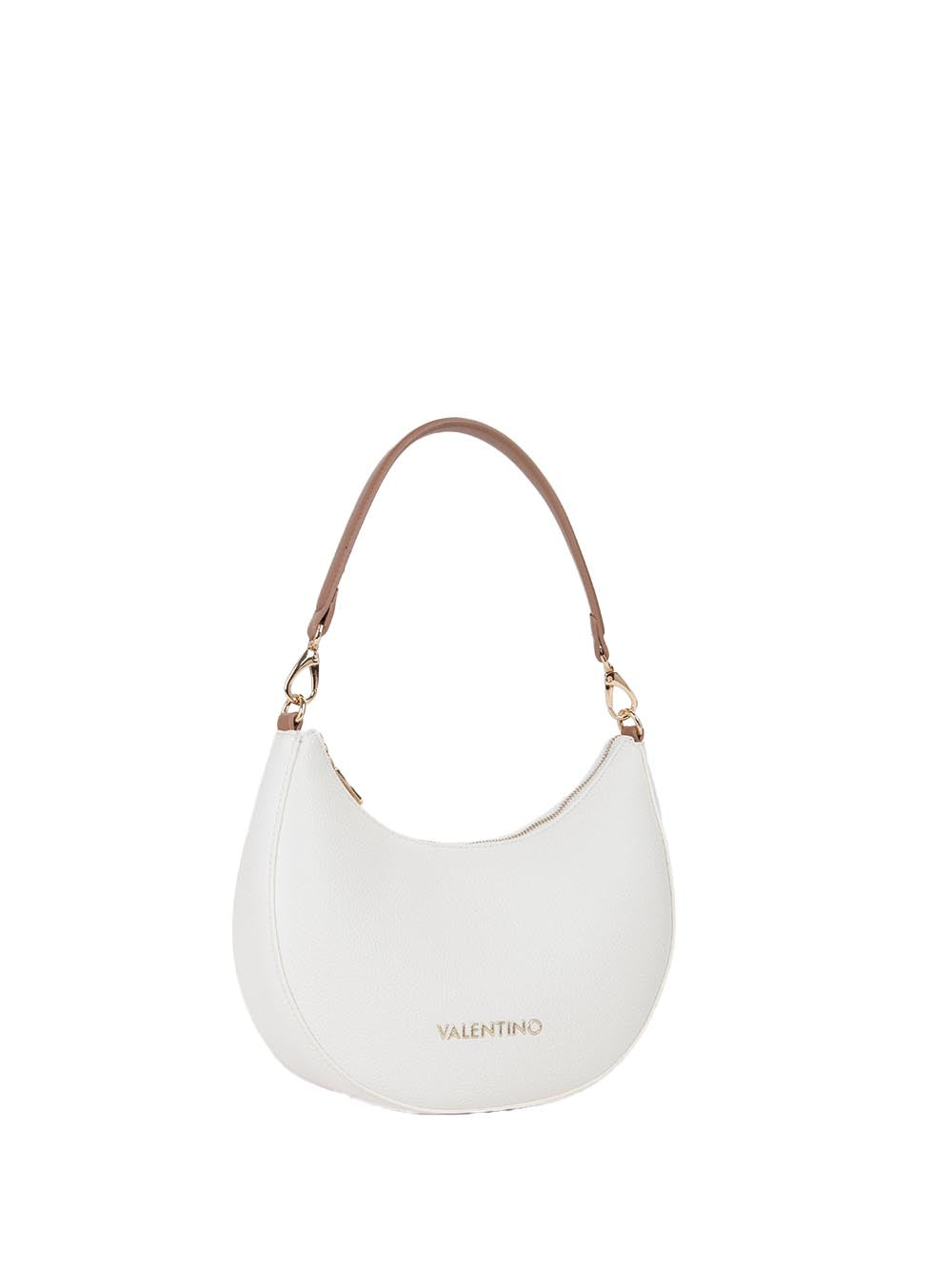 Valentino Borsa a Tracolla Donna Vbs5a808 Bianco/Cuoio