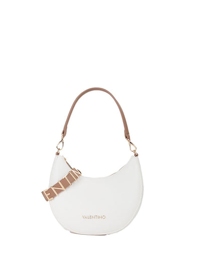 Valentino Borsa a Tracolla Donna Vbs5a808 Bianco/Cuoio