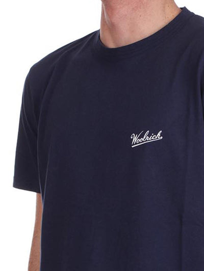 Woolrich T-shirt Uomo Cfwote0144mrut2926 Blu