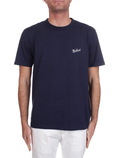 Woolrich T-shirt Uomo Cfwote0144mrut2926 Blu