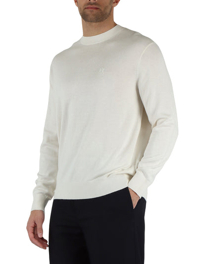 Armani Exchange Pullover Uomo Xm000338 Af12291 Panna