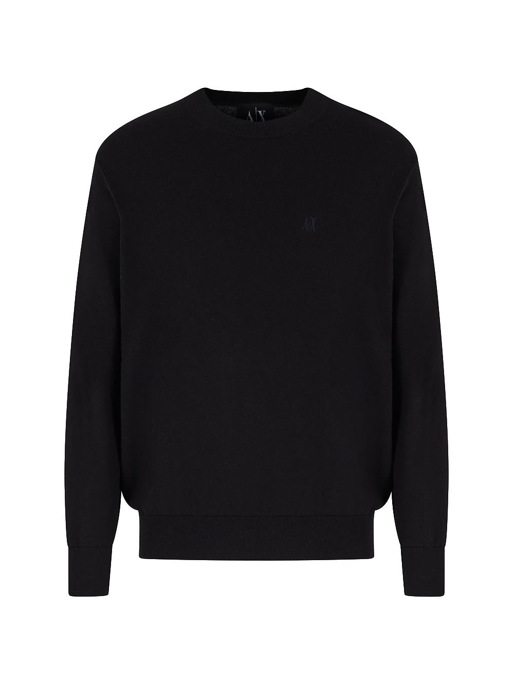 Armani Exchange Pullover Uomo Xm000338 Af12291 Nero