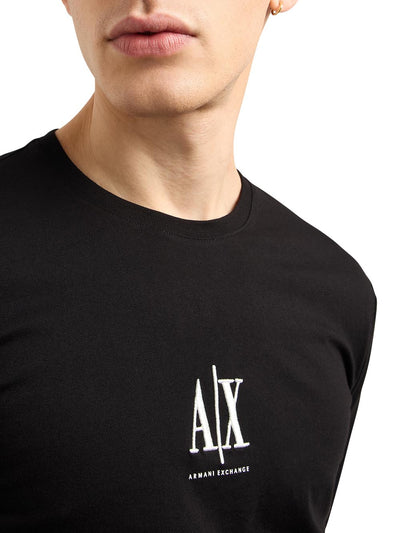 Armani Exchange T-shirt Uomo Xm000364 Af12308 Nero
