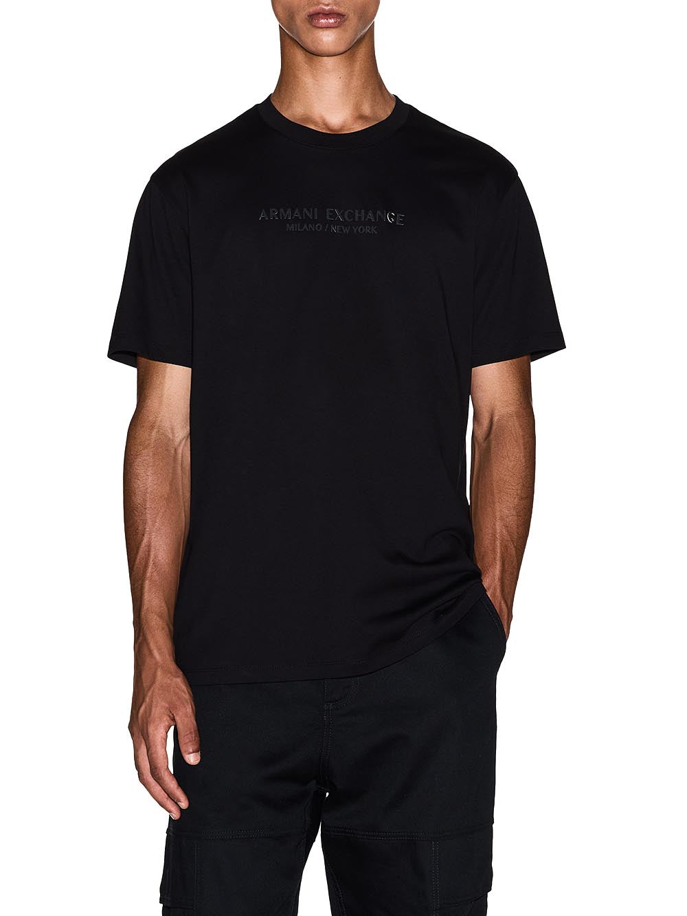 Armani Exchange T-shirt Uomo Xm001280 Af10361 Nero