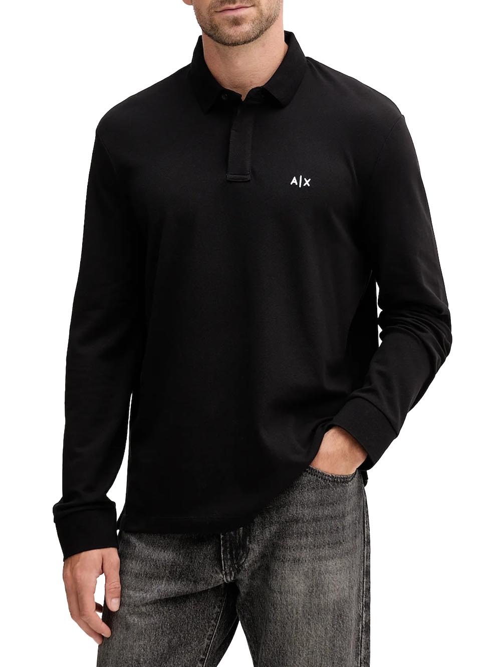 Armani Exchange Polo Uomo Xm001288 Af17321 Nero
