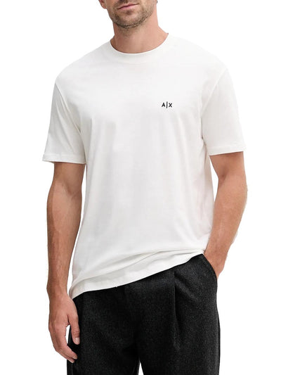 Armani Exchange T-shirt Uomo Xm001568 Af10358 Panna
