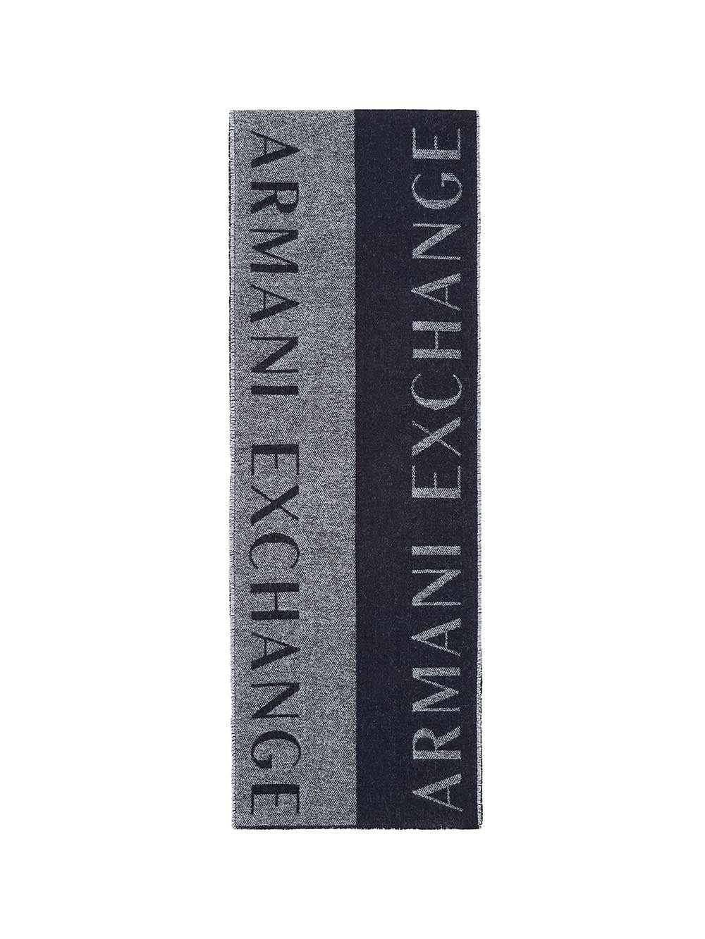 Armani Exchange Sciarpa Uomo Xm001715 Af17471 Blu/grigio