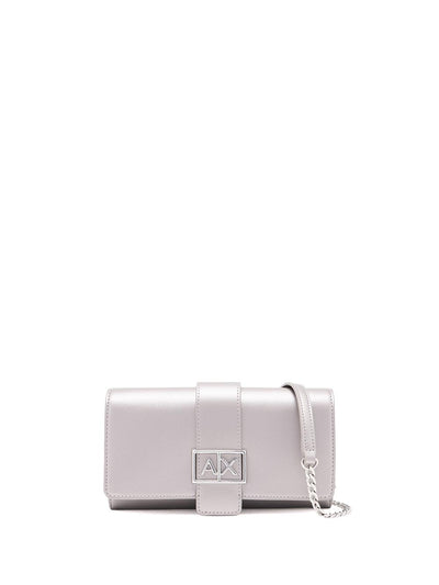 Armani Exchange Portafoglio Donna Xw000358 Af12039 Grigio argento