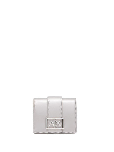 Armani Exchange Portafoglio Donna Xw000360 Af12039 Grigio argento