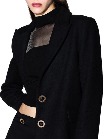 Armani Exchange Cappotto Donna Xw000716 Af16206 Nero