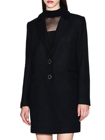 Armani Exchange Cappotto Donna Xw000716 Af16206 Nero