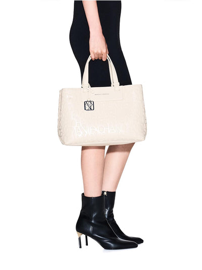 Armani Exchange Borsa a Mano Donna Xw001222 Af15774 Beige