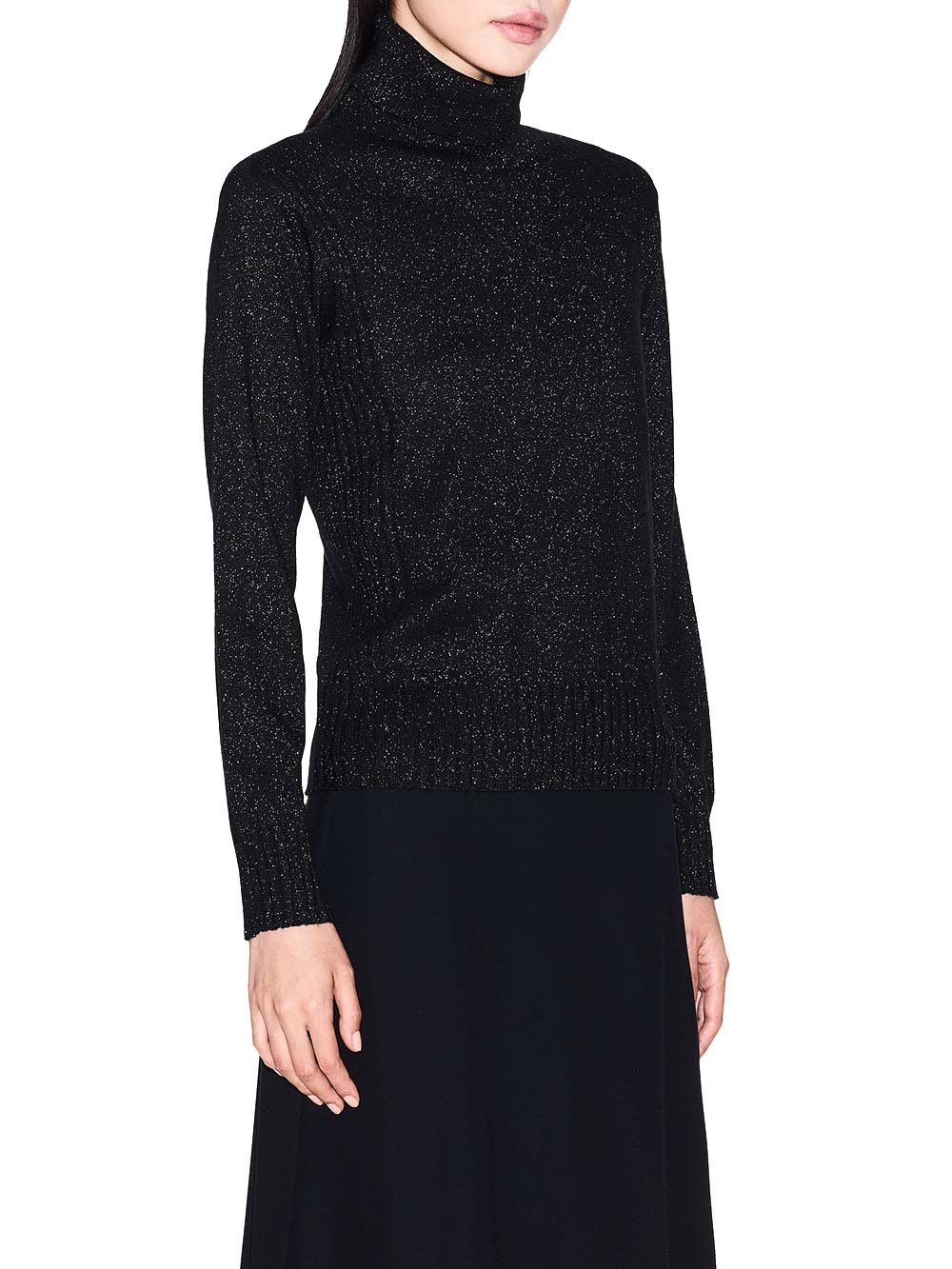 Armani Exchange Pullover Donna Xw001321 Af16181 Nero/Silver