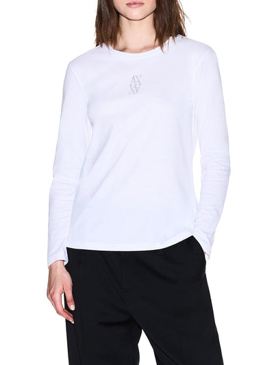 Armani Exchange T-shirt Donna Xw001350 Af17172 Bianco