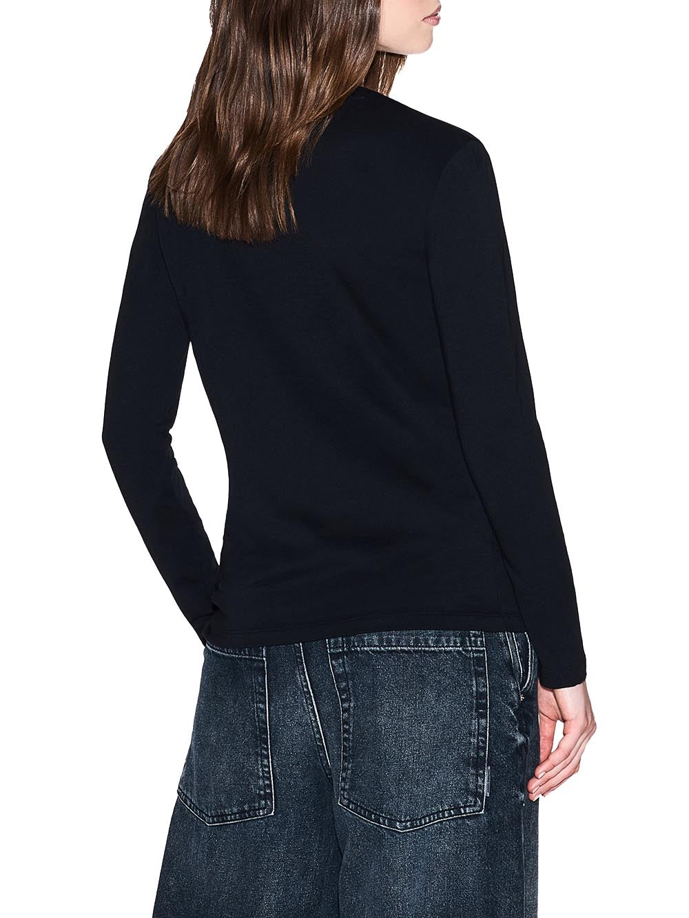 Armani Exchange T-shirt Donna Xw001350 Af17172 Nero