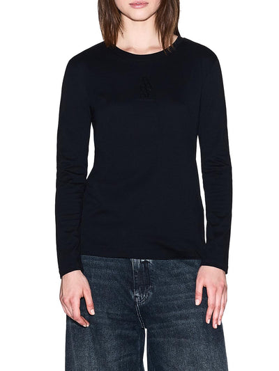 Armani Exchange T-shirt Donna Xw001350 Af17172 Nero