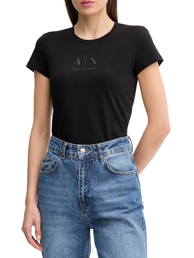 Armani Exchange T-shirt Donna Xw001458 Af16294 Nero