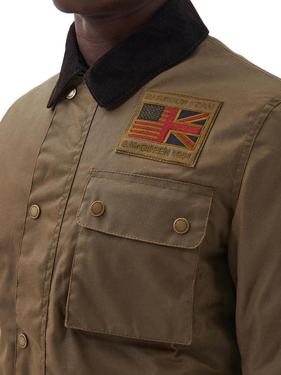 Barbour International Giubbino Uomo Mwx1853 Marrone