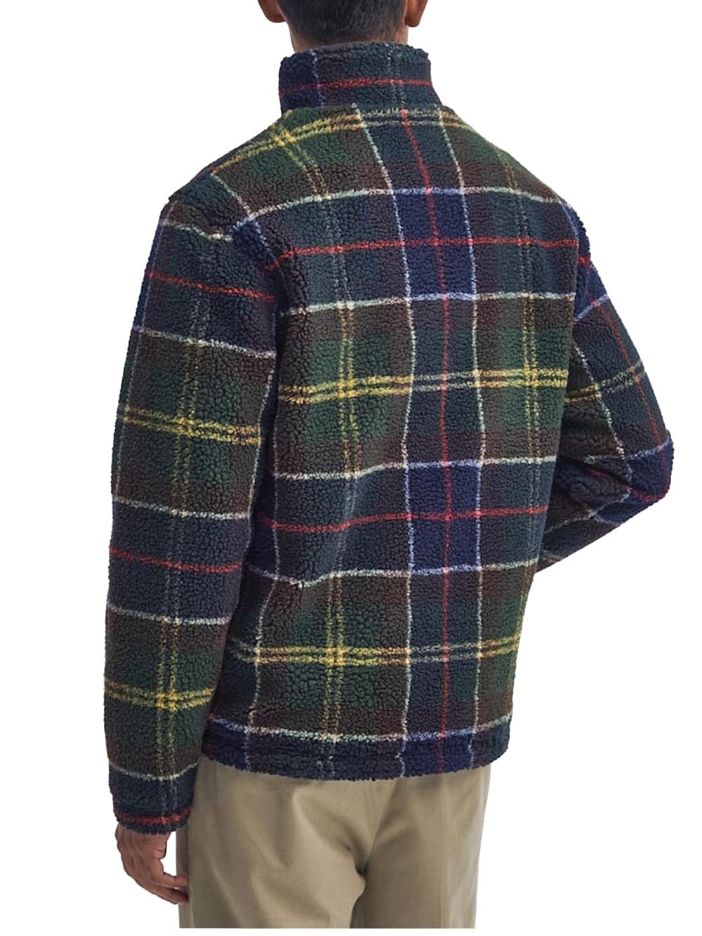 Barbour Felpa Uomo Mfl0187 Verde/blu
