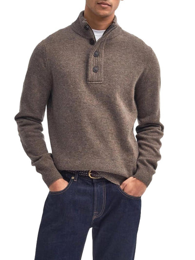 Barbour Pullover Uomo Mkn0585 Marrone