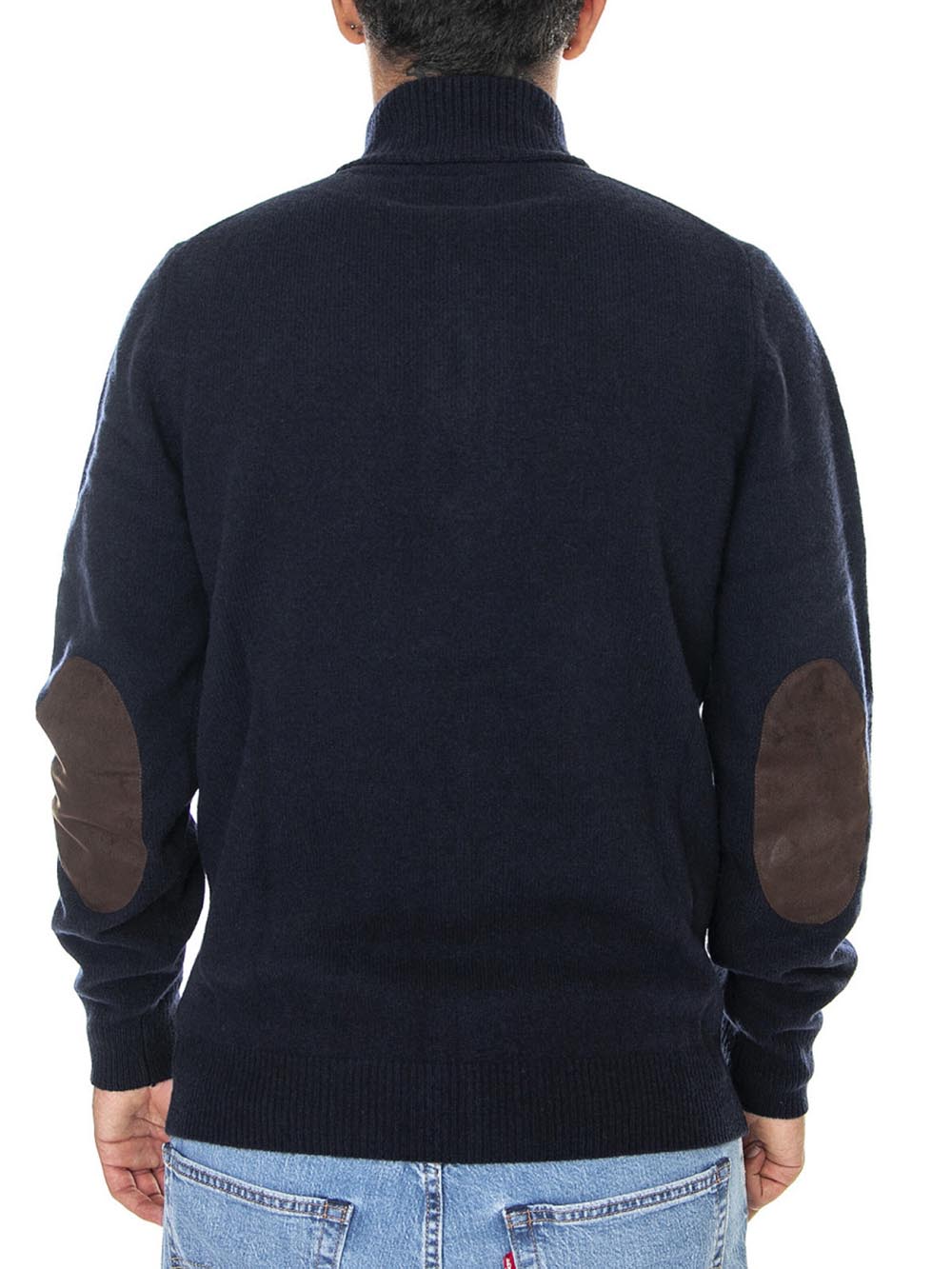 Barbour Pullover Uomo Mkn0731 Blu