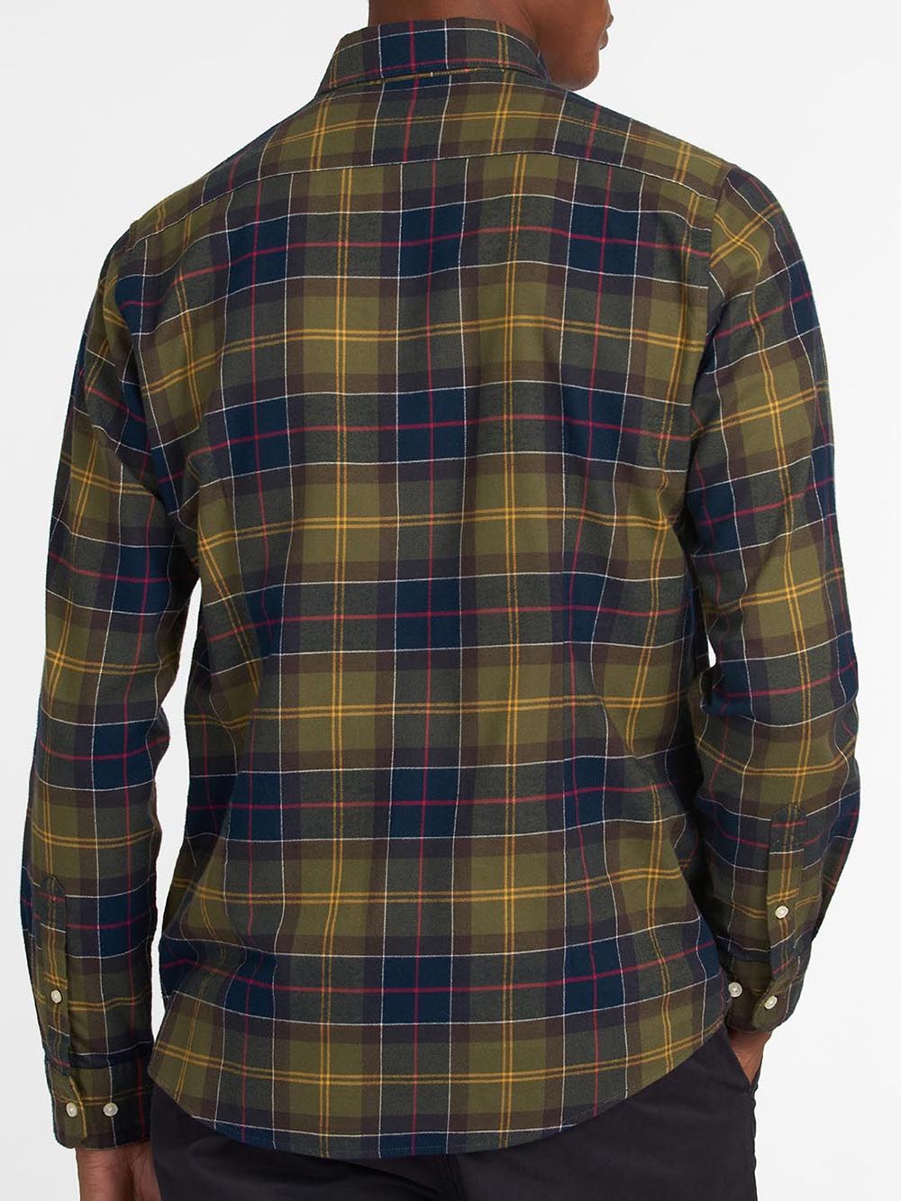 Barbour Camicia Uomo Msh4991 Verde/blu