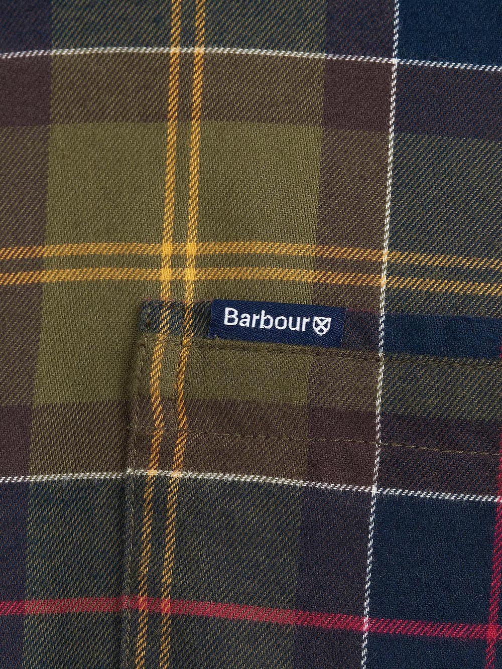 Barbour Camicia Uomo Msh4991 Verde/blu