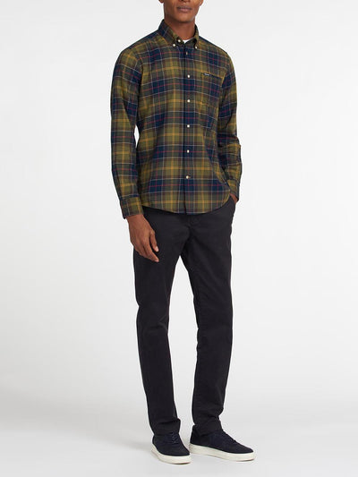Barbour Camicia Uomo Msh4991 Verde/blu