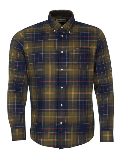 Barbour Camicia Uomo Msh4991 Verde/blu